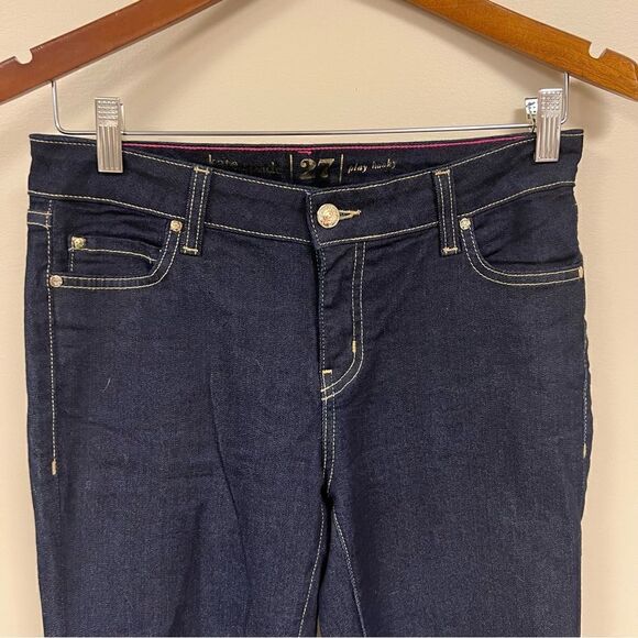 Kate Spade “play hooky” Broome street dark wash jeans Sz 27 - Picture 3 of 8